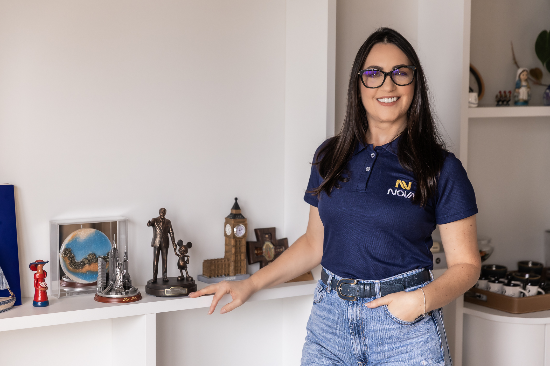 Colaboradora sendo reconhecida pelo grupo